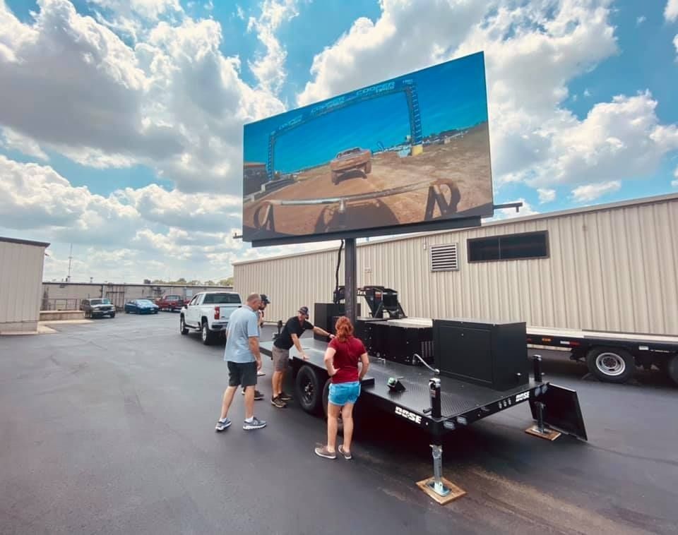 Ecrã LED Exterior LED Painel de exibição Ecrã P6 Full Color 960*960mm Led Video Wall