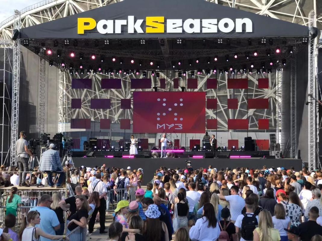 O arrendamento conduzido interno da exposição de parede p3.91 conduziu o armário de alumínio fundido 500x500mm do painel para o CCB video de emenda sem emenda da fase