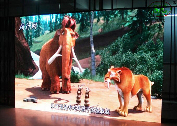 Exposição vívida da propaganda do diodo emissor de luz da cor interna com sensor de temperatura, tela conduzida da tevê