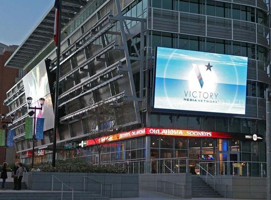 Exterior estar dois polos fixados conduziu a exposição p10 SMD 3535 1/4 de sinal conduzido programável da varredura