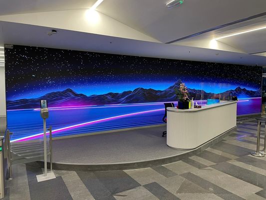 Bom preço painel led de p2.5 640x640mm interior 3840Hz alta atualização em cores completas parede de vídeo de exibição led super fina On-line