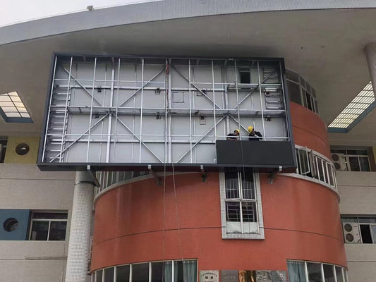 O quadro de avisos de anúncio comercial exterior indica a grande instalação p10 fixa de 960X960MM conduziu a economia de poder da tela