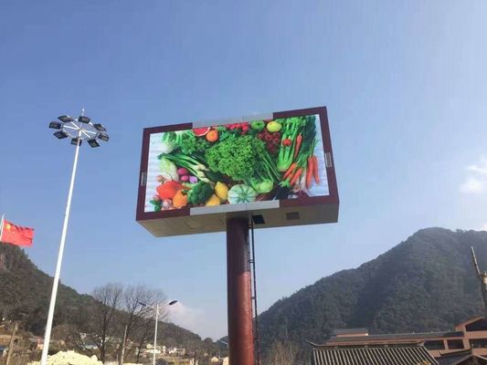 Bom preço P8 SMD Exterior 960X960MM Instalação fixa Display LED de publicidade, cartões novastar, 8000nit brilhante on-line