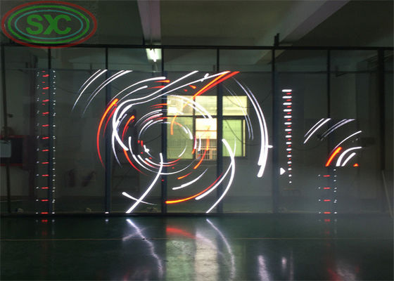 Bom preço Da tela transparente interna do diodo emissor de luz da cortina da exposição de diodo emissor de luz P3.91-7.82 da cor completa manutenção fácil on-line