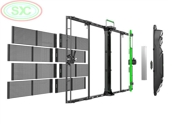 Bom preço Montagem transparente interna da tela do diodo emissor de luz P3.91-7.82 da claridade alta no vidro on-line