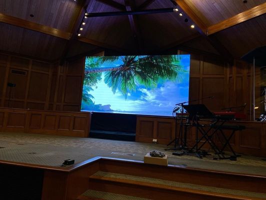 Bom preço P3.91 LED Video Wall 500x500mm tela LED de alta atualização 3840Hz para locação interna on-line