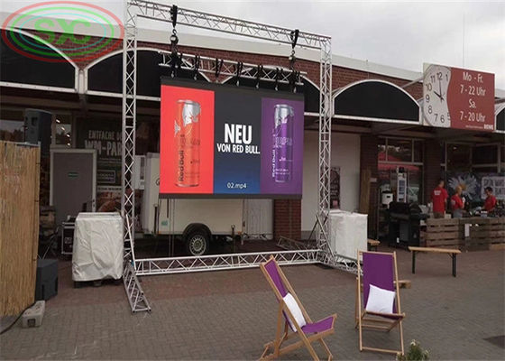 Bom preço Rádio remotamente para controlar a exposição de diodo emissor de luz P4.81 exterior da completo-cor para eventos exteriores on-line