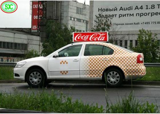 Controlo a distância sem emenda da cor P4 completa com o sinal conduzido esperto IP65 do carro de WIFI impermeável