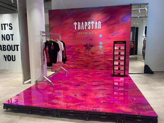 Tela alta interativa P3.91 do assoalho do diodo emissor de luz do divertimento de Digitas do sistema do radar para os arrendamentos exteriores IP65