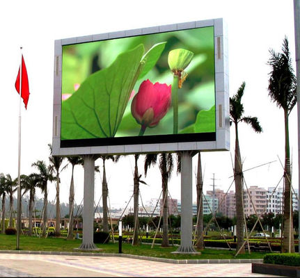Bom preço IP65 RGB Outdoor P10 Tela LED Full Color Painel Grande 960*960 gabinete display LED de publicidade externa full color on-line