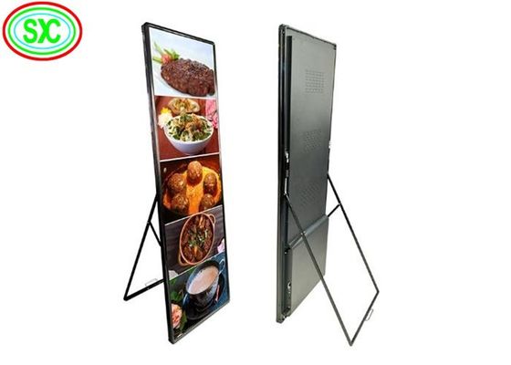 Bom preço Ecrã de espelho LED de pé Sinalização digital Display à prova d'água a cores inteiras Cartão LED on-line