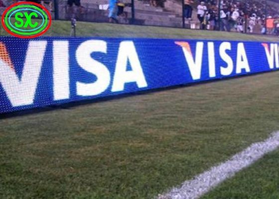 O estádio da exibição de vídeo do diodo emissor de luz do perímetro do esporte P6 conduziu o placar impermeável