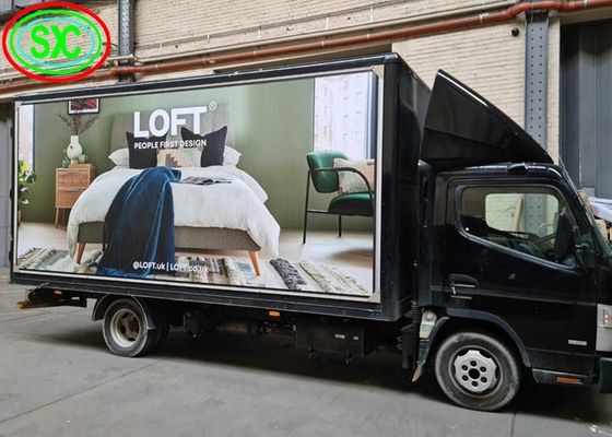 Display de carro de publicidade de LED à prova d'água P6 Chip Epistar de alto brilho