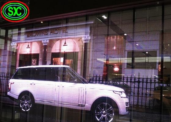 Ecrã LED transparente de gabinete e módulo leve para aplicações externas versáteis