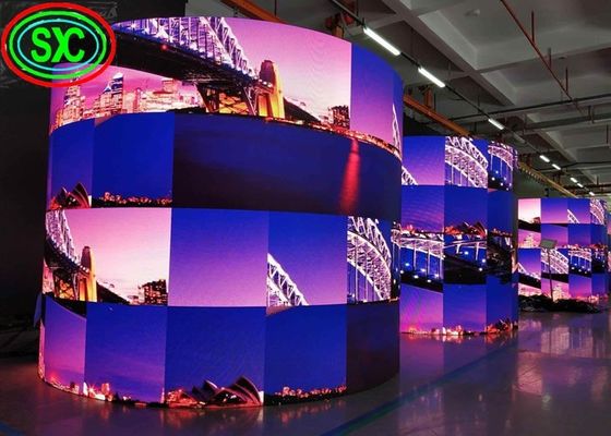 Bom preço Display flexível led de publicidade rolante, tela led curva digital vídeo P10 smd 3535 on-line