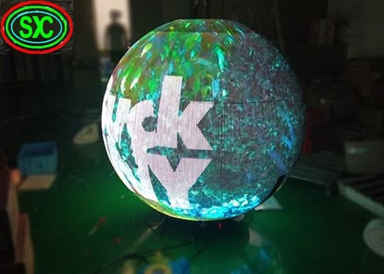 Display LED de 360 graus em cores completas