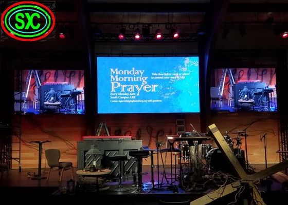 Exposição de diodo emissor de luz interna da cor completa das lêndeas de Constant Driving Current P3 P3.9 1500 para a instalação fixa ou pendurando