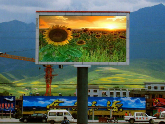 Bom preço P10 LED Panfletos IP65 / LED Digital Publicidade Panfletos Full Color Com 220V 60HZ led digital painel publicitário on-line