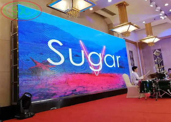 P5 Ecrã de alumínio de fundição a óleo LED a cores exteriores 43222 pontos/metro quadrado