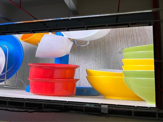 Mini Pequena Tela P8 De fundição a óleo de alumínio Tela de filme fundo de vídeo Painel de parede Mini monitor LED