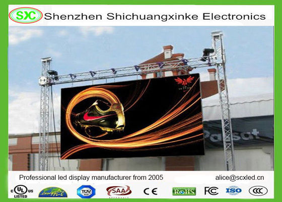 Bom preço A exposição de diodo emissor de luz de suspensão fina super de pouco peso, eventos de Chaming conduziu a tela 500x500 on-line
