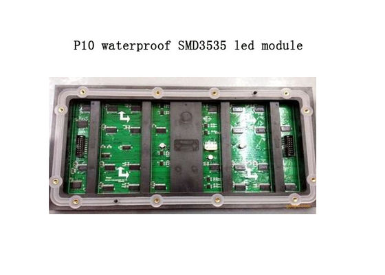 Bom preço Tamanho impermeável 320*160mm do módulo da exposição de diodo emissor de luz de P10 SMD 1R1G1B 1/4 que fazem a varredura on-line