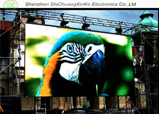 Bom preço A propaganda exterior impermeável exterior de pouco peso do passo 8mm do pixel PH8 da exposição de diodo emissor de luz da cor completa conduziu a tela de exposição on-line