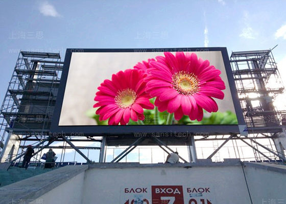 Bom preço P6 Área exterior à prova d'água Full Color LED Display 6mm Pixel Pitch 5000cd/m2 Brilho on-line
