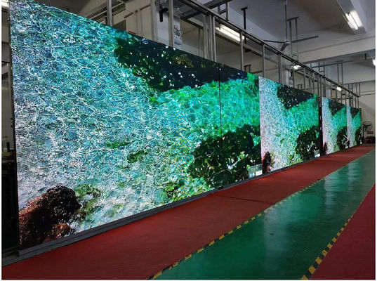 Bom preço P3.91 Exibição LED a cores inteiras e pendurada em ambientes internos Densidade de pixels 40000/m2 on-line