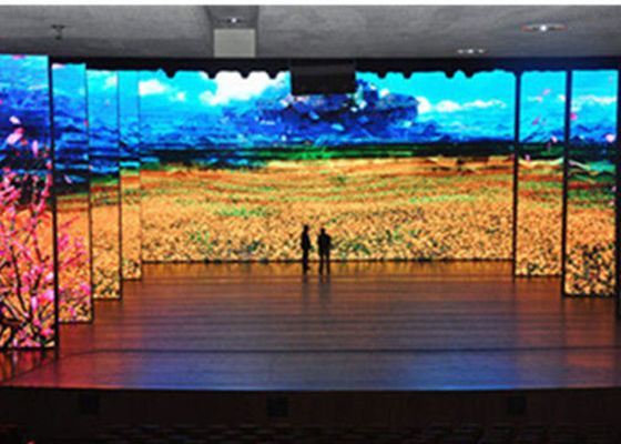 Bom preço A cor P5 completa interna Rgb conduziu a exposição conduzida da propaganda de alta resolução do painel on-line