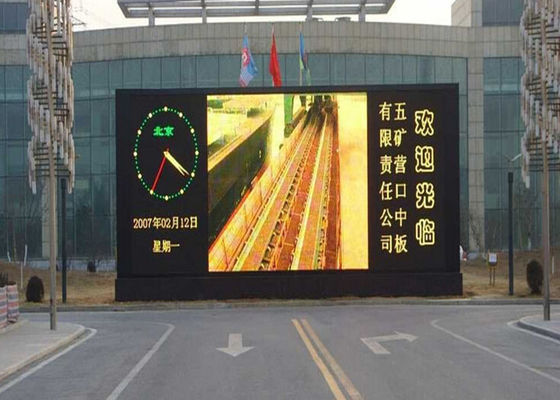 Outdoor Full Color Building Advertising LED Billboard Street Big P10 com 3 anos