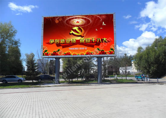 Bom preço Outdoor P10 à prova d'água Full Color LED Billboard Passo de 10mm Brilho de 5000cd/m2 on-line
