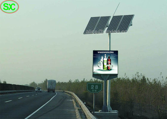 Bom preço A propaganda exterior solar de poupança de energia de painel P10 conduziu as telas de exposição personalizadas on-line