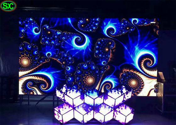 Bom preço A tela flexível do diodo emissor de luz da fase da caixa P5 para o clube noturno, 3D DJ conduziu a exposição em WIFI 3G on-line