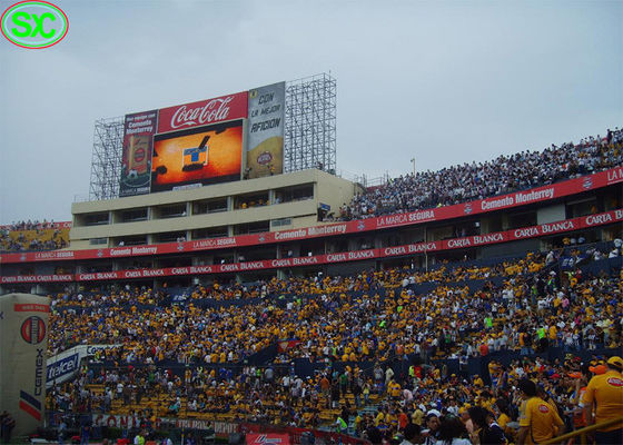 Bom preço Placas de exposição conduzidas eletrônicas exteriores do RGB, definição alta para o estádio de futebol on-line