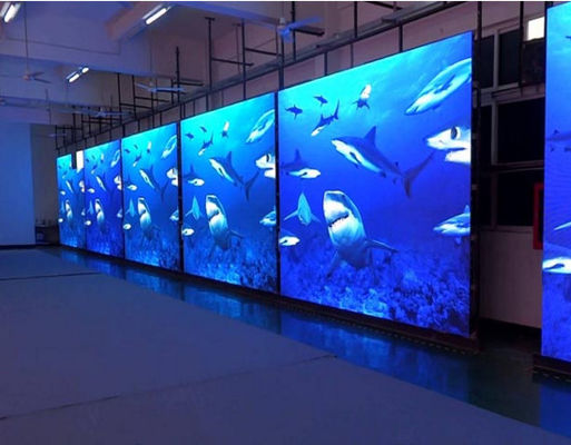 Bom preço P3.91 Exibição LED interior 500x1000mm 5500Cd Brilho LED interior a cores inteiras on-line