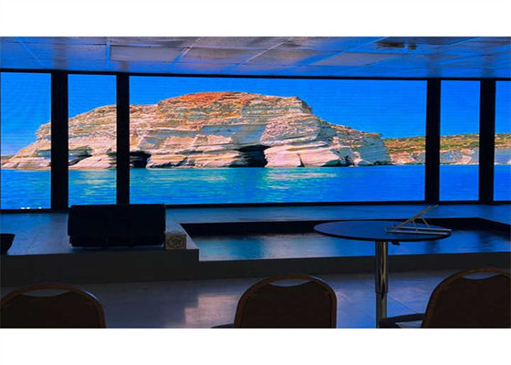Display LED de aluguel de alta luminosidade com pitch de pixel de 3,91 mm e módulos de 500x500 mm para visuais claros
