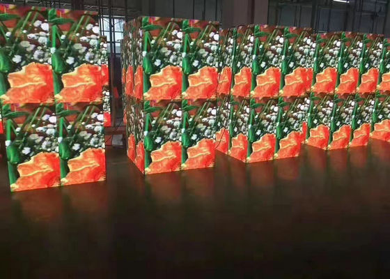 SMD3528 Chassis de alumínio fundido a cores inteiras de aluguer de monitor LED monitor LED interior