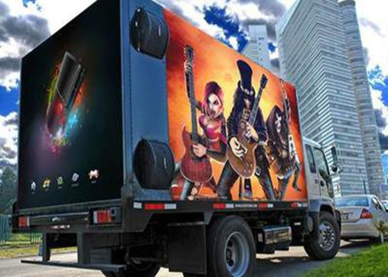 Bom preço P10 Veículo publicitário Viagem móvel exterior à prova d'água LED vídeo de parede Cinema de carro on-line
