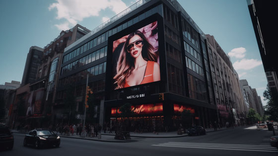 Quadro de avisos conduzido fixo de anúncio conduzido exterior alto da tela conduzida de brilho 7000nits P5 P6 P8 P10 SMD