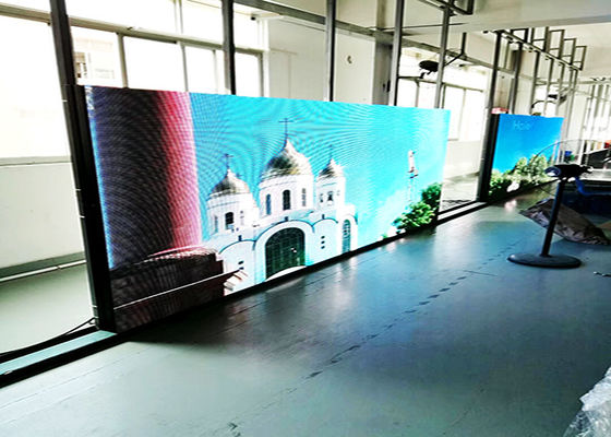 Bom preço P6 Utilização fixa Publicidade LED Aluguer Interior Nationstar Armário de aço leve on-line