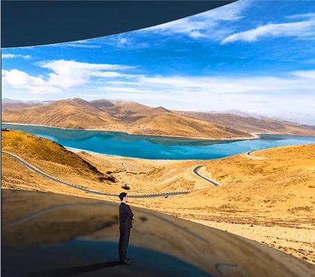 Cola de cores completas na tela LED perfeita para eventos festa de aluguer