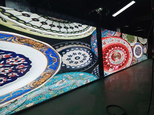 Painel de visualização LED de aluguer Alta definição 5000 brilho Flexível Display publicidade comercial LED display