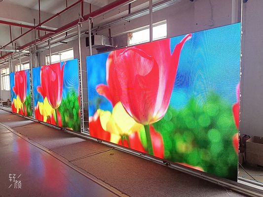 Bom preço Ecrãs LED de palco com pacote SMD LED, passo de pixel de 2,5 mm e 16,7 milhões de cores para displays profissionais on-line
