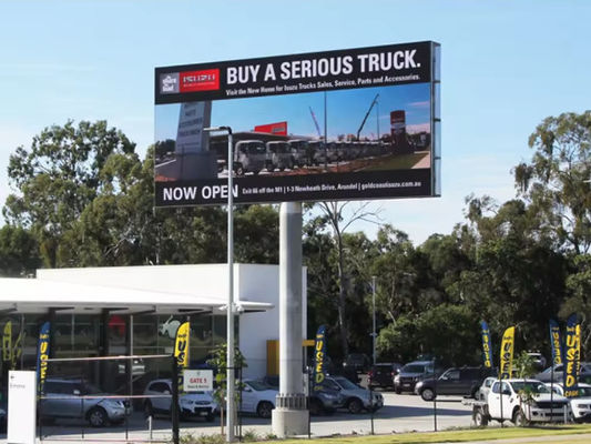 Ecrã de alumínio de cor LED para exterior impermeável com garantia de 3 anos