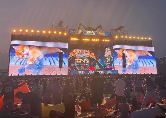 Ecrã de alumínio fundido a moldagem fixa Instalação/Aluguer Ecrã LED à prova d'água P16 exterior personalizável