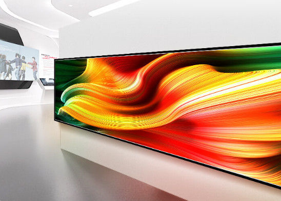 Ecrã de alumínio de fundição a óleo para publicidade