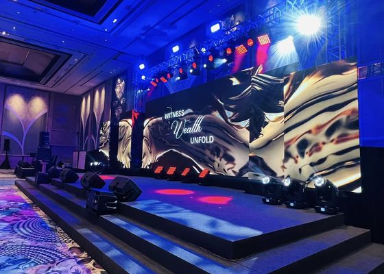 438Watt/m2 Médio de consumo Locação de LED Display com gabinete de alumínio de fundição a óleo