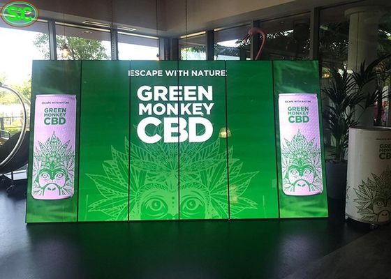 Materiais de painéis de alumínio para publicidade Ecrãs LED com chips LED SMD2121 para estratégias de marketing eficazes