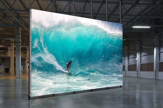Bom preço HD Flexível LED Display Screen COB P0.9 Alumínio a moldagem de aluguel de tela personalizável sala de reuniões Igreja On-line